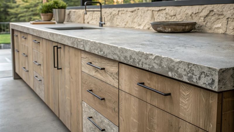 Concrete Counter Installation in Napa, CA